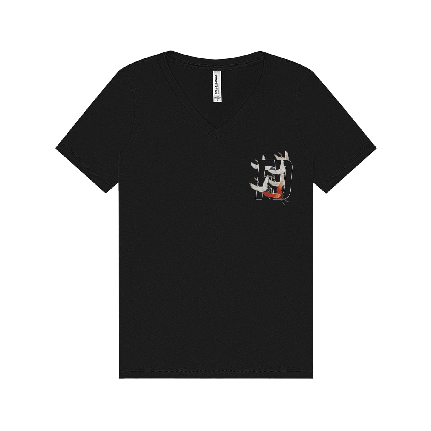 Cranes - Women's V-Neck Tee