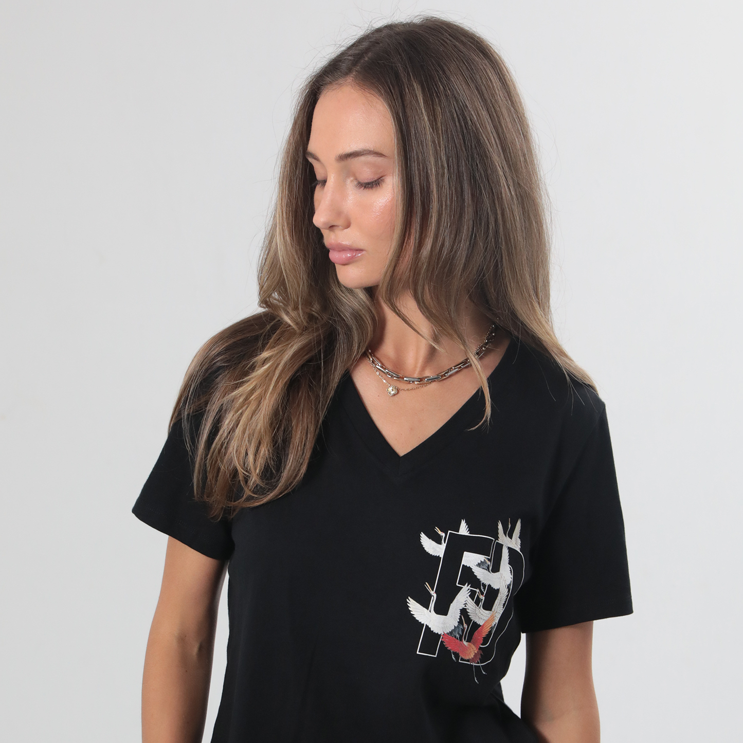 Cranes - Women's V-Neck