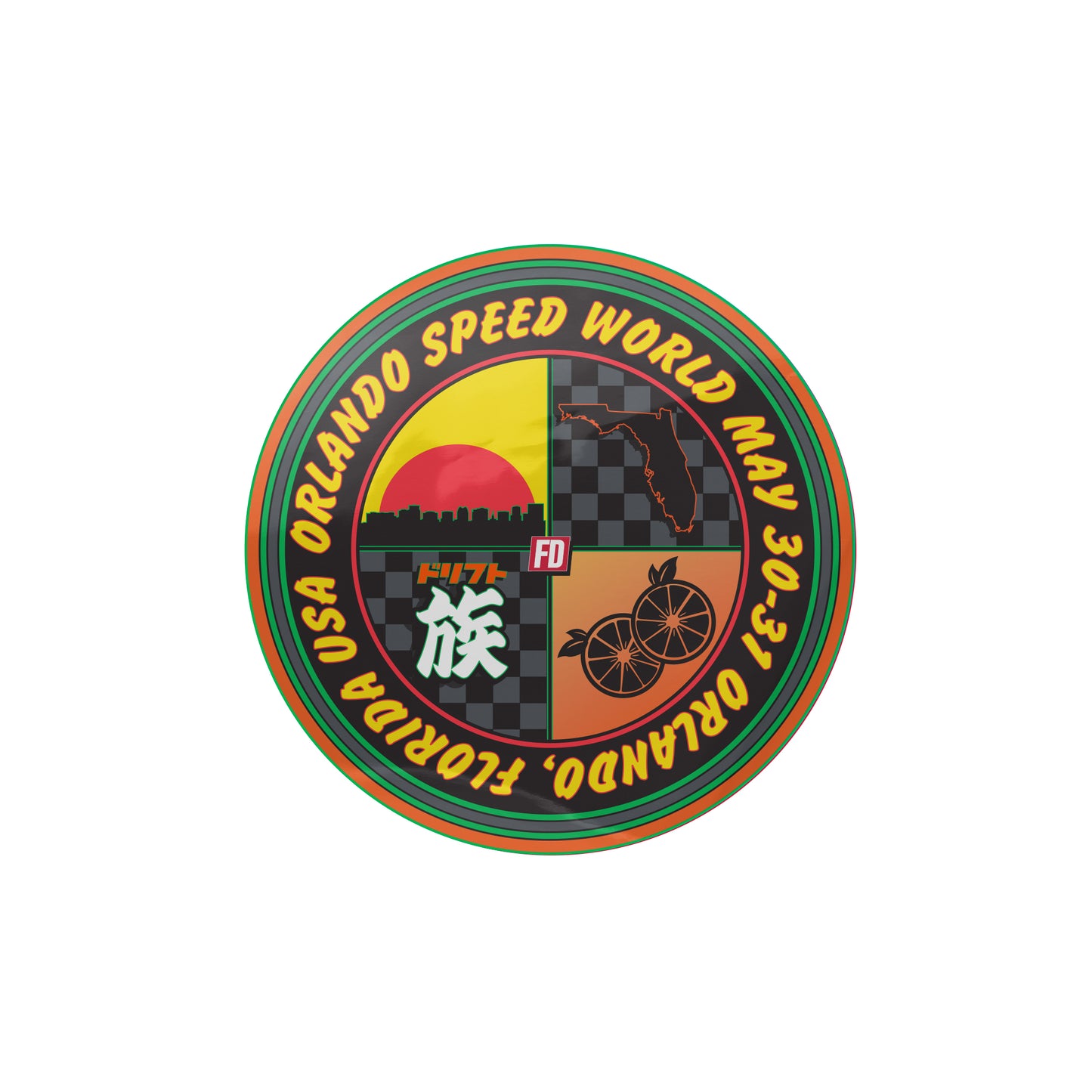 2025 Orlando - Scorched Sticker Rd. 3 - 4"