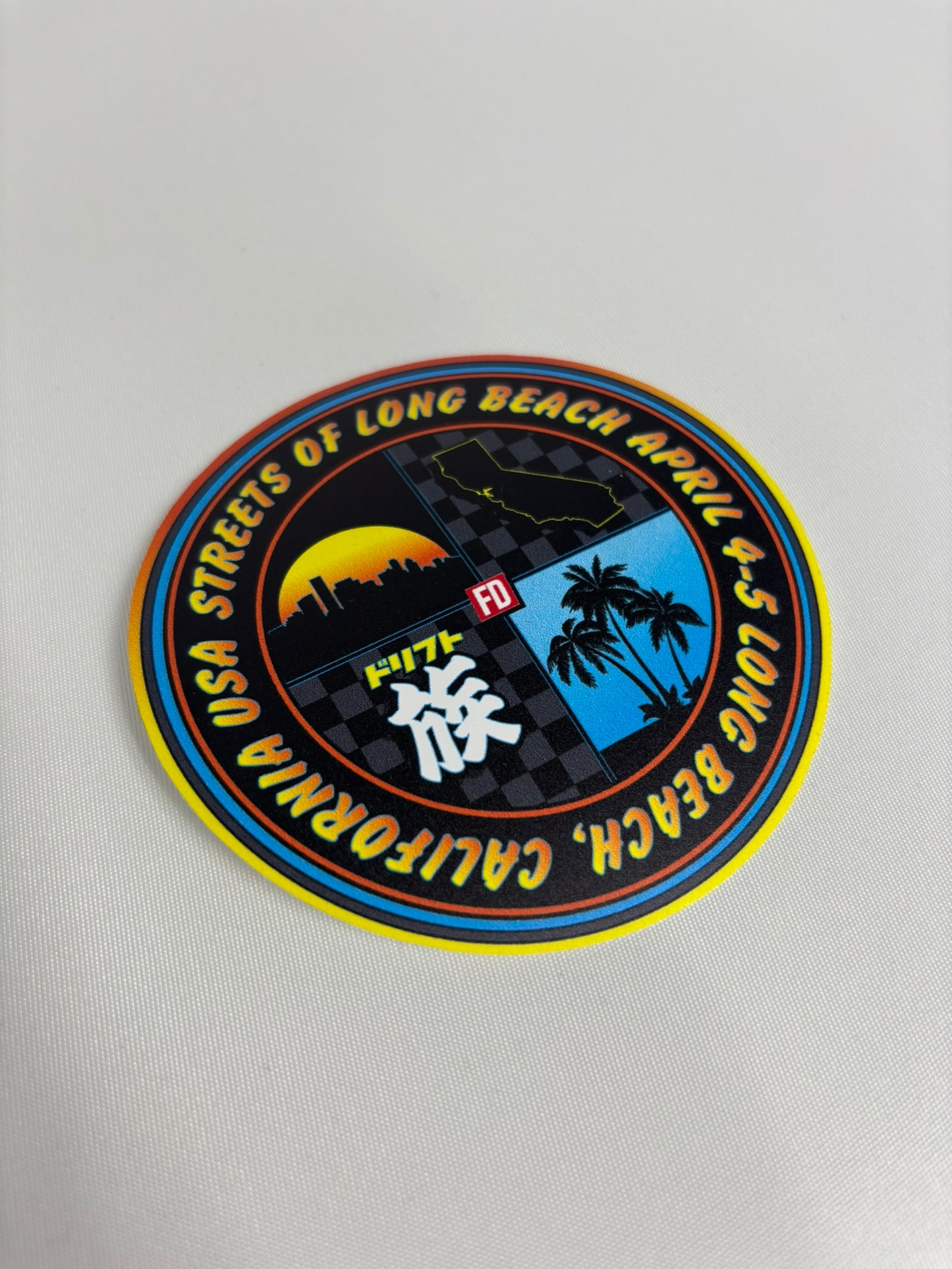 2025 The Streets of Long Beach Sticker - 4"