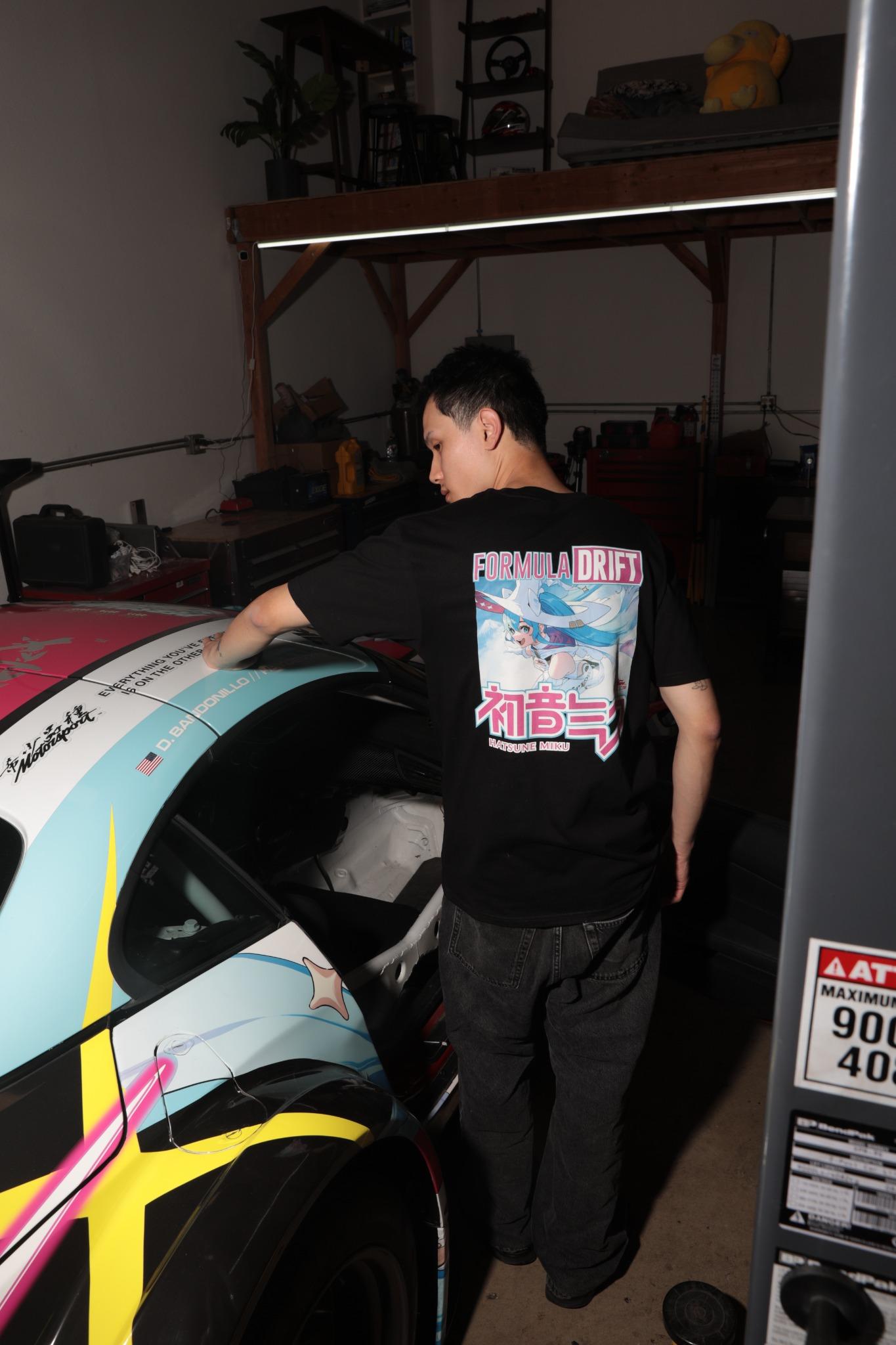 FD x GSR Kanji Black Tee