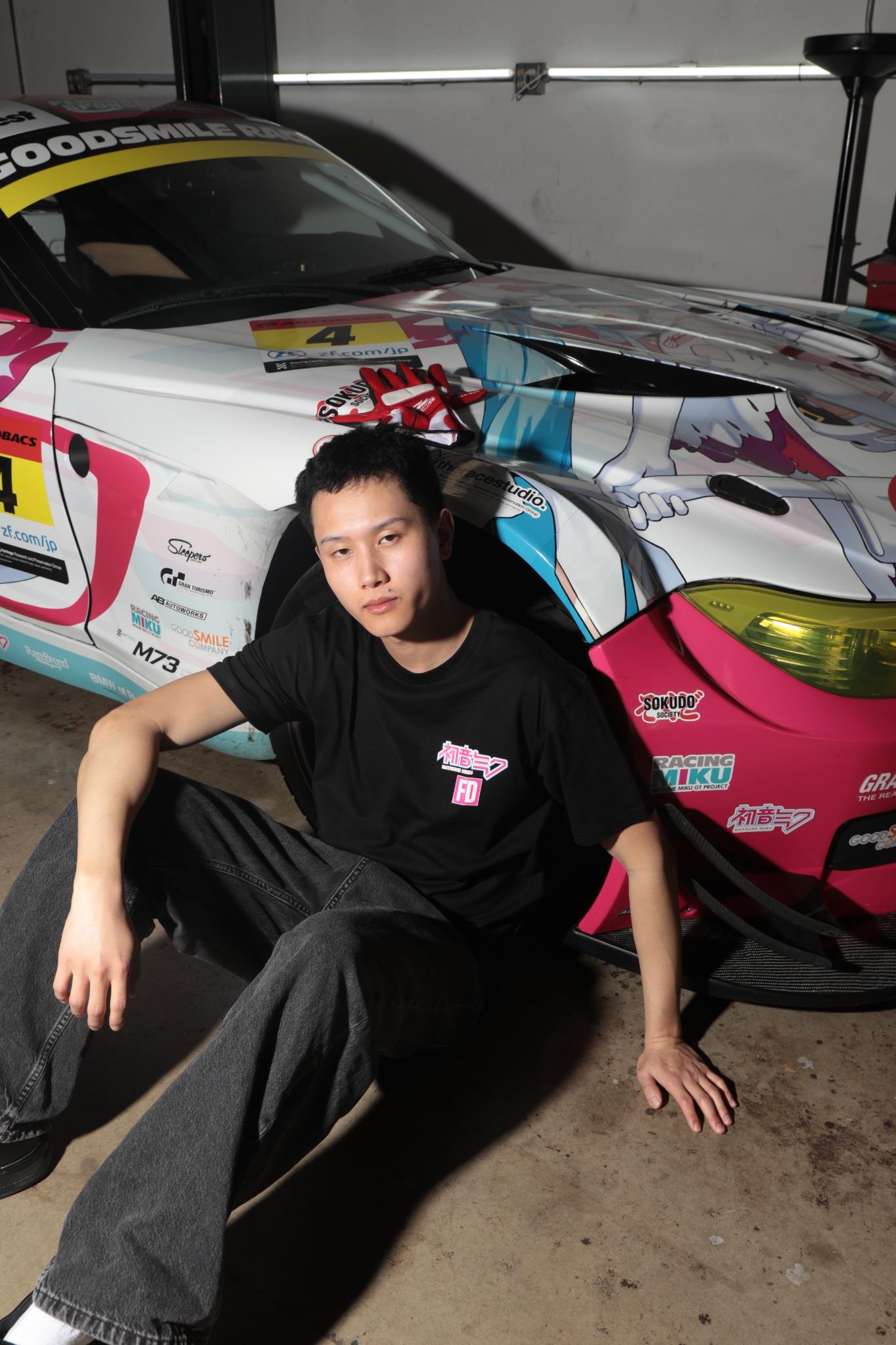 FD x GSR Kanji Black Tee