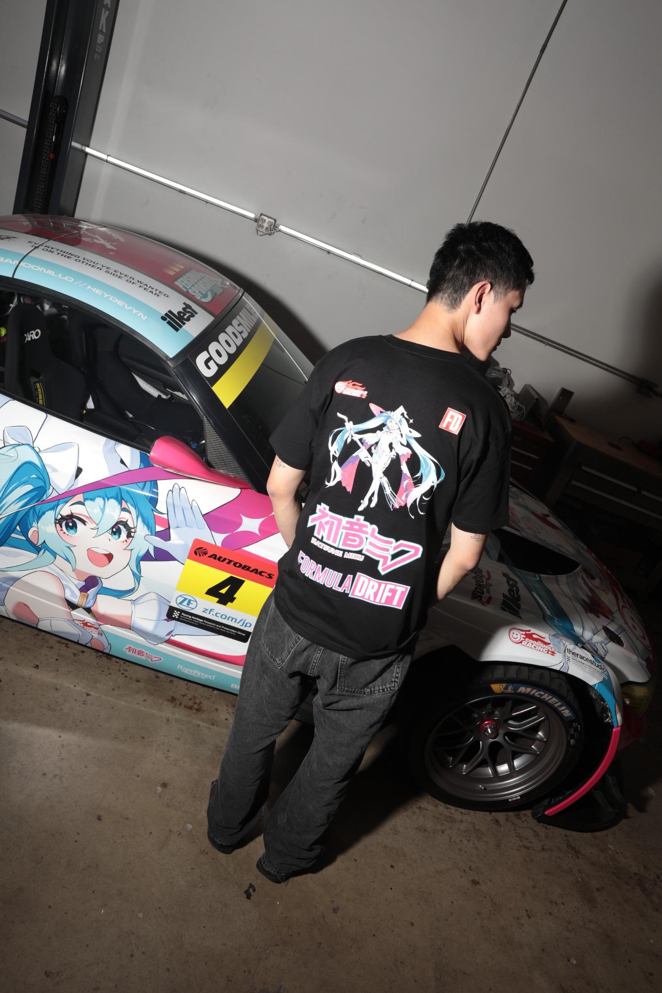 FD x GSR Logo Black Tee