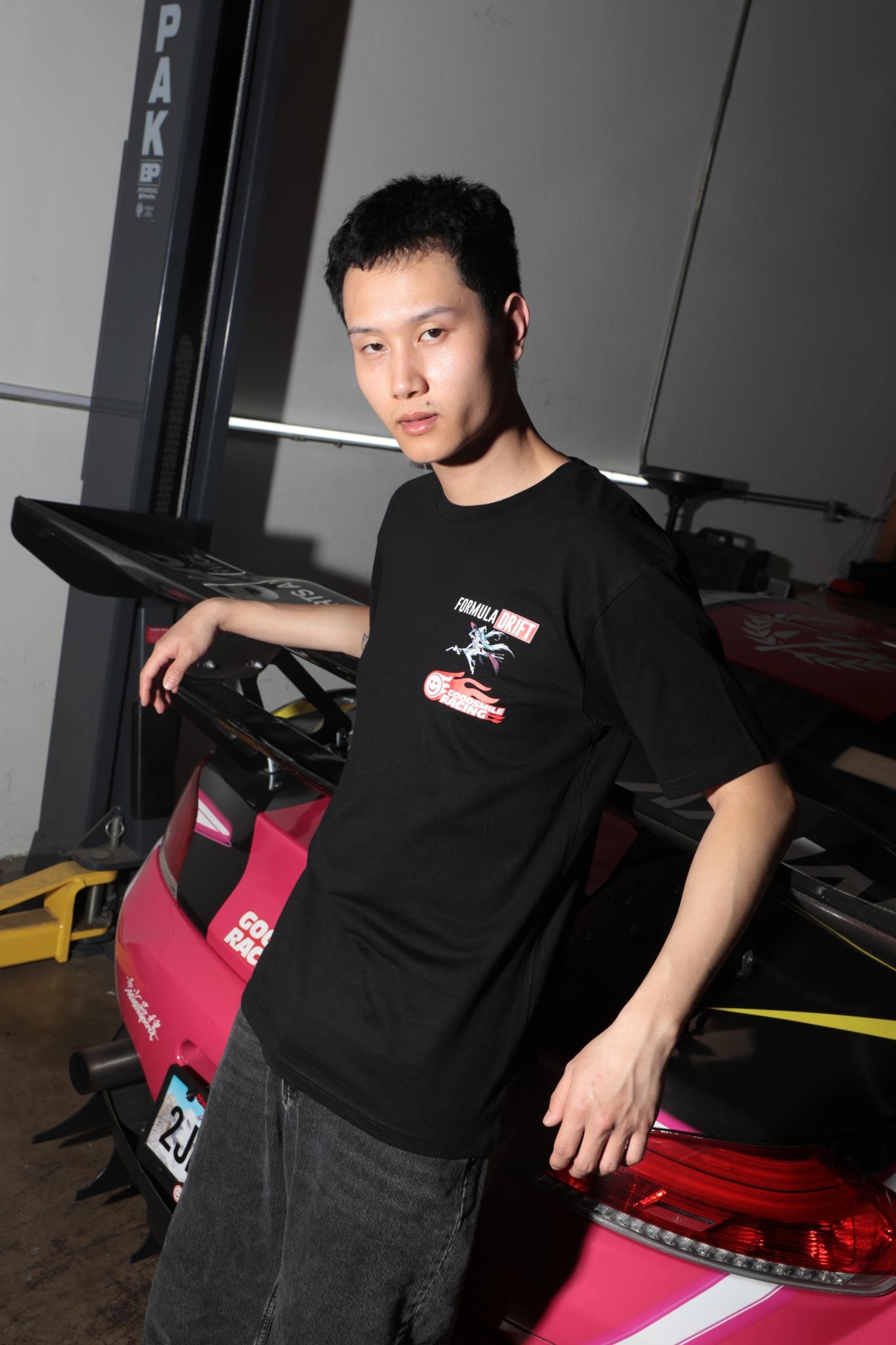 FD x GSR Logo Black Tee