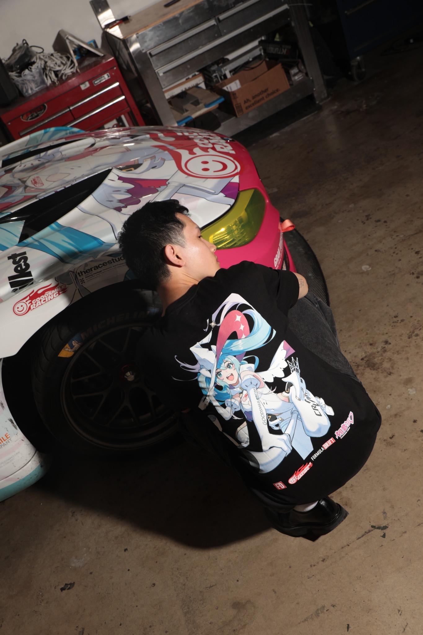 FD x GSR Miku Black Tee