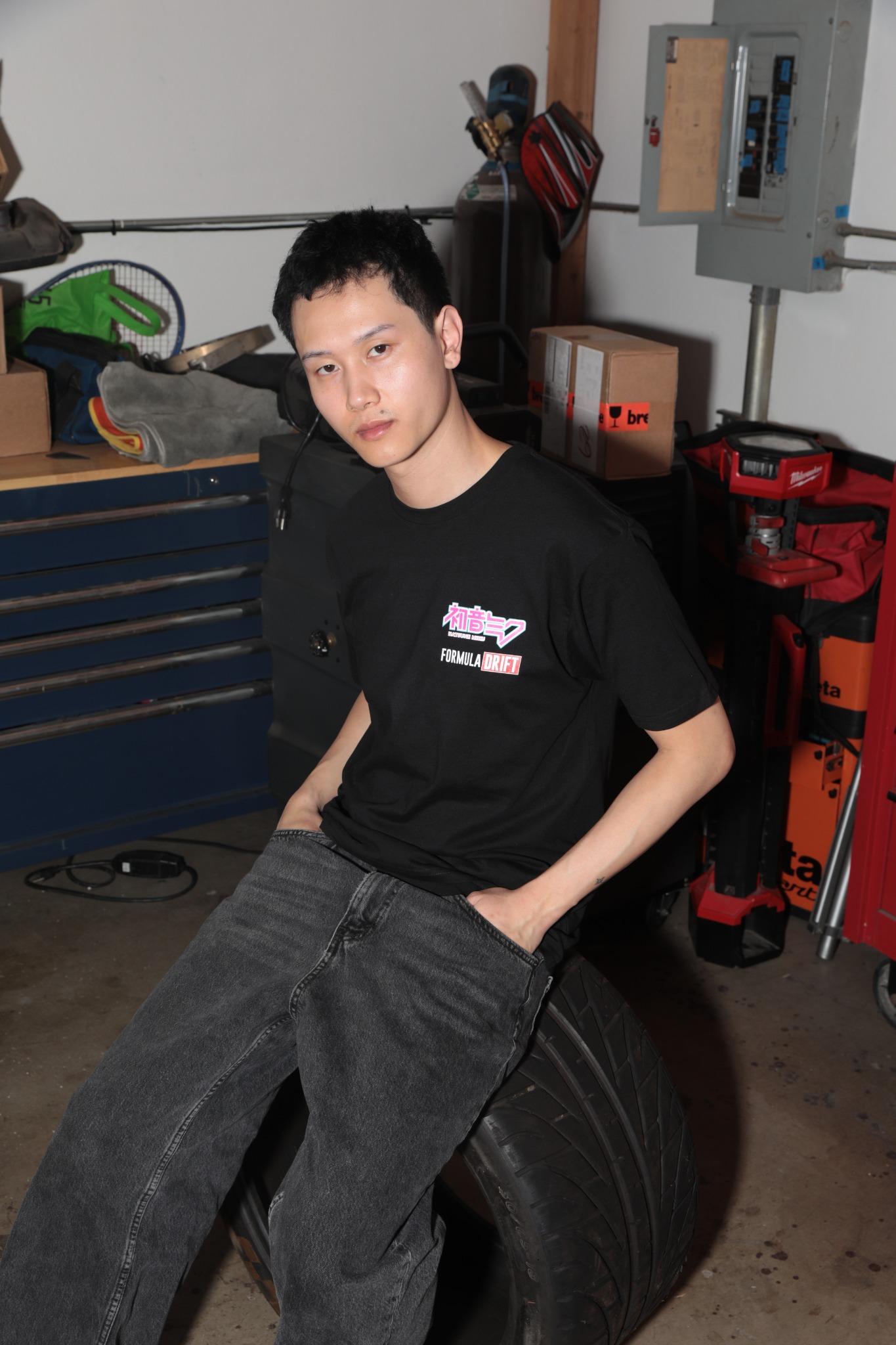 FD x GSR Miku Black Tee