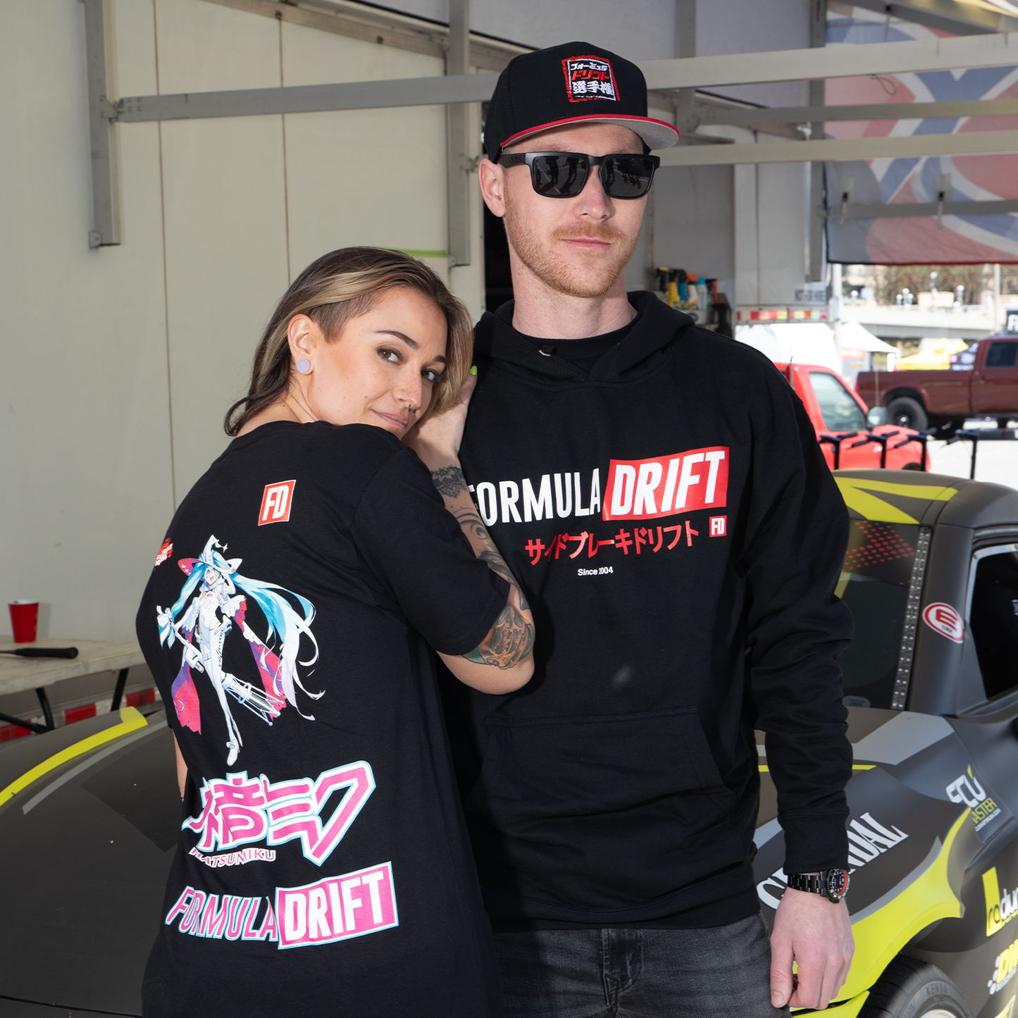 FD x GSR Logo Black Tee