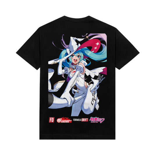 FD x GSR Miku Black Tee