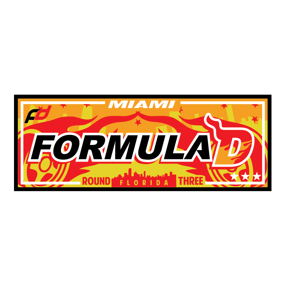 Formula Drift Sticker - City Tour (Round 3 - Miami)
